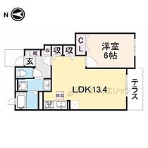 スカイ・トリプル・エー　II 106 ｜ 奈良県桜井市大字橋本（賃貸アパート1LDK・1階・45.93㎡） その2