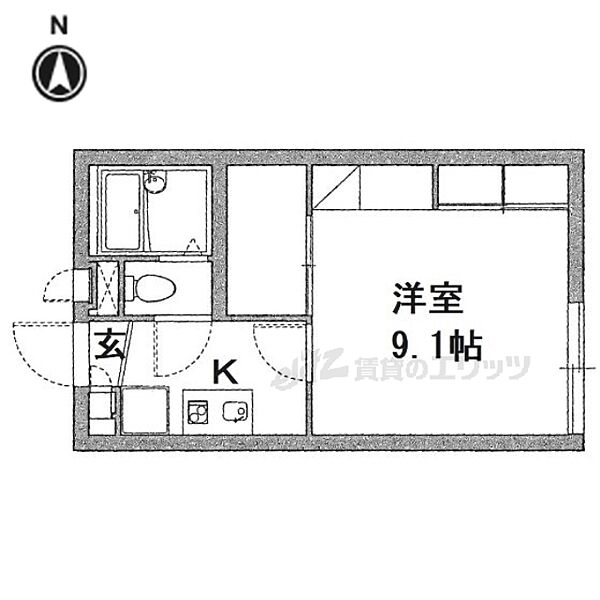 レオパレス大和郡山 106｜奈良県大和郡山市南郡山町(賃貸アパート1K・1階・23.18㎡)の写真 その2