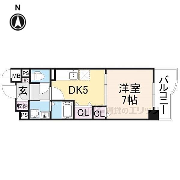 奈良県大和高田市永和町(賃貸マンション1DK・5階・35.44㎡)の写真 その2