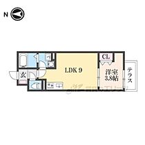 フォレ郡山 102 ｜ 奈良県大和郡山市筒井町（賃貸アパート1LDK・1階・30.01㎡） その2