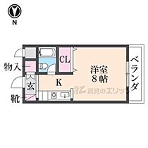 ビクトワール八木 207 ｜ 奈良県橿原市新賀町（賃貸マンション1R・2階・21.72㎡） その2