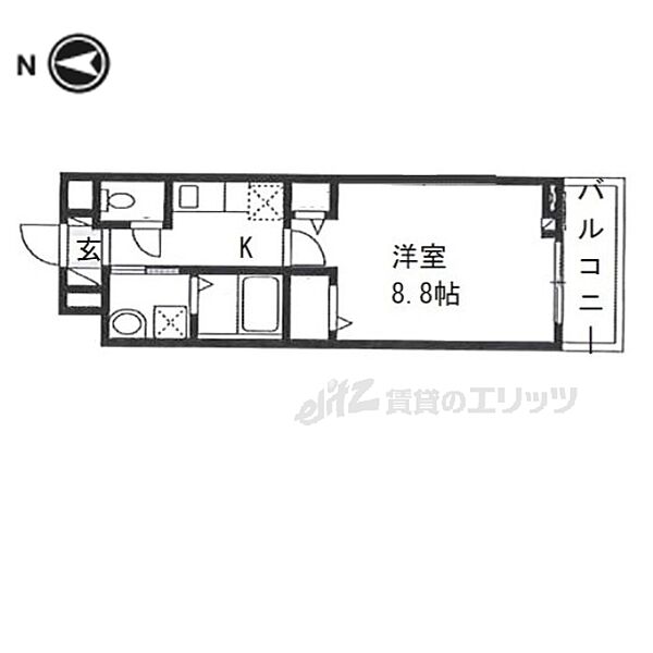 シャトーエレガント 306｜大阪府門真市三ツ島4丁目(賃貸アパート1K・3階・29.91㎡)の写真 その1