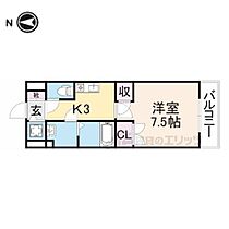 リッツパレス 202 ｜ 奈良県橿原市小綱町（賃貸マンション1K・2階・24.30㎡） その2