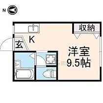 コーポまつかさ 206 ｜ 奈良県橿原市新賀町（賃貸アパート1R・2階・19.62㎡） その2