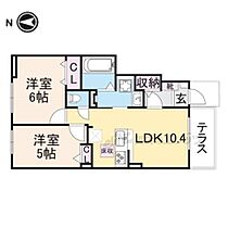 ポライト・カーサ 101 ｜ 奈良県橿原市山之坊町（賃貸アパート2LDK・1階・49.60㎡） その2