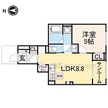 ＳｕｎｎｙＦｉｅｌｄＳｏｕｔｈ 102 ｜ 奈良県大和郡山市北郡山（賃貸アパート1LDK・1階・37.98㎡） その2