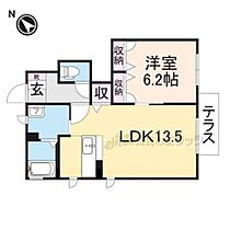 奈良県香芝市高山台1丁目（賃貸アパート1LDK・1階・46.71㎡） その2