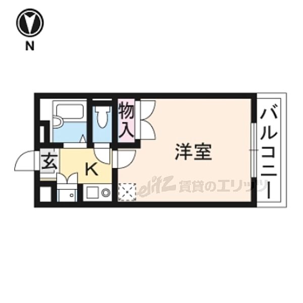 奈良県香芝市上中(賃貸アパート1K・3階・23.18㎡)の写真 その2