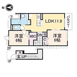 JR和歌山線 香芝駅 徒歩15分の賃貸アパート