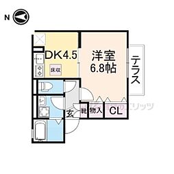 セレーノ1 1DKの間取図画像