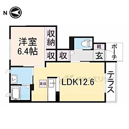 フェリーチェC 2LDKの間取図画像