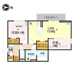 グラン ソフィア 2LDKの間取図画像