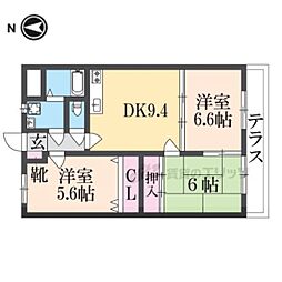 ユーミー八木 3LDKの間取図画像