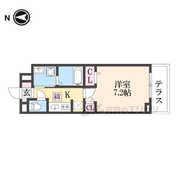 ＲＥＬＡ　ＦＯＲＴ 102｜奈良県桜井市大字戒重(賃貸アパート1K・1階・27.02㎡)の写真 その2