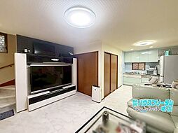 堺市中区福田　中古戸建 4LDKのリビング/ダイニング