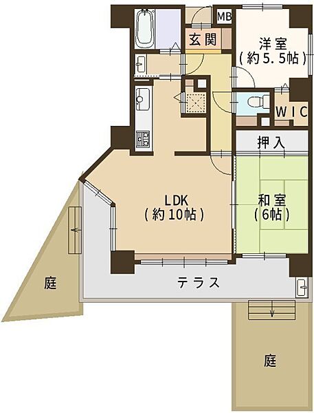 間取りを拡大表示