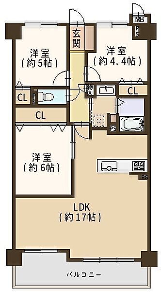 間取りを拡大表示