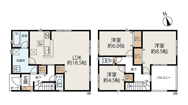 間取り （中古戸建）千葉市花見川区千種町