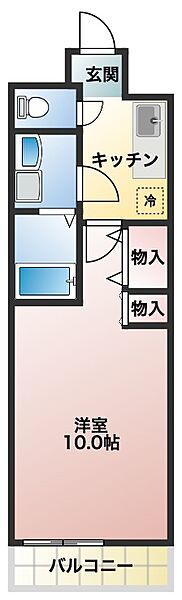 メゾン－18 ｜大阪府松原市北新町5丁目(賃貸アパート1K・3階・30.01㎡)の写真 その2