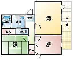 マンション菊水  ｜ 大阪府羽曳野市軽里3丁目（賃貸マンション2LDK・2階・52.16㎡） その2