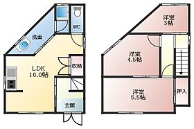 恵我ノ荘5丁目戸建  ｜ 大阪府羽曳野市恵我之荘5丁目（賃貸一戸建3LDK・1階・57.24㎡） その2