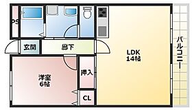 グランパティオ軽里  ｜ 大阪府羽曳野市軽里1丁目（賃貸マンション1LDK・2階・52.00㎡） その2