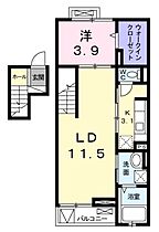 セレノ アロッジオVII  ｜ 大阪府藤井寺市川北3丁目（賃貸マンション1LDK・4階・46.14㎡） その2