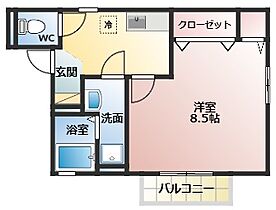 サニーハウス法善寺  ｜ 大阪府柏原市法善寺1丁目（賃貸アパート1K・1階・30.93㎡） その2