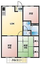 エステートピア楡  ｜ 大阪府富田林市藤沢台4丁目（賃貸アパート3LDK・2階・49.94㎡） その2