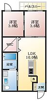 STAY THE HOUSE 河内国分  ｜ 大阪府柏原市田辺1丁目（賃貸アパート2LDK・1階・38.00㎡） その2