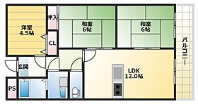 リバーサイド藤井寺  ｜ 大阪府藤井寺市小山8丁目（賃貸マンション3LDK・1階・65.24㎡） その2