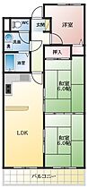 グラード柏原  ｜ 大阪府柏原市太平寺2丁目（賃貸マンション3LDK・2階・60.50㎡） その2