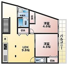 MAISON de　ICHI　桑津  ｜ 大阪府大阪市東住吉区桑津3丁目（賃貸マンション2LDK・1階・45.00㎡） その2