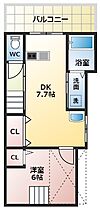 kukuru翠鳥園  ｜ 大阪府羽曳野市翠鳥園（賃貸アパート1LDK・2階・30.05㎡） その2