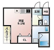 ステラウッド春日丘  ｜ 大阪府藤井寺市春日丘3丁目（賃貸アパート1K・1階・24.30㎡） その2