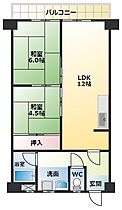 古市グリーンハイツ  ｜ 大阪府羽曳野市栄町（賃貸マンション2LDK・3階・51.30㎡） その2