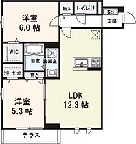 東京都江戸川区篠崎町4丁目（賃貸マンション2LDK・2階・54.53㎡） その2