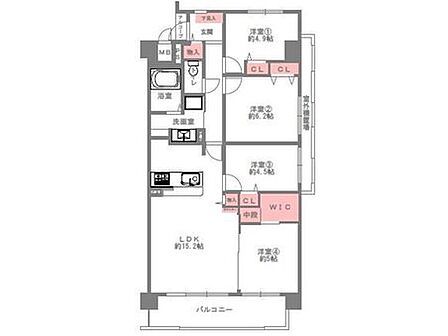 ○1階部分の4LDKです!○階下に居室が無いので、足音の心配が無いですよ♪