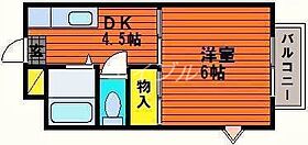 CASA茶屋町  ｜ 岡山県倉敷市茶屋町（賃貸アパート1K・2階・23.18㎡） その2