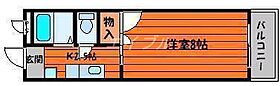 サンパレス怒田  ｜ 岡山県岡山市北区今4丁目（賃貸マンション1K・1階・25.76㎡） その2