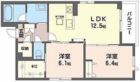 ポ・ワレア  ｜ 岡山県倉敷市鶴形2丁目6-50（賃貸マンション2LDK・1階・59.58㎡） その2