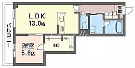 シャーメゾン　シティ　ルイーレ  ｜ 岡山県倉敷市笹沖（賃貸マンション1LDK・2階・50.24㎡） その2