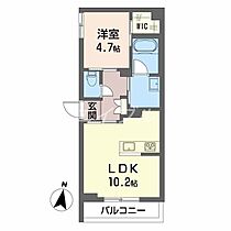 Studiare（ストゥディアーレ）  ｜ 岡山県岡山市北区田中（賃貸マンション1LDK・2階・38.96㎡） その2