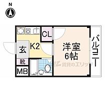 パールハイツ 202 ｜ 大阪府枚方市中宮東之町（賃貸マンション1K・2階・20.00㎡） その2