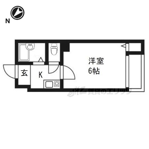 プレアール寝屋川高柳 402｜大阪府寝屋川市高柳1丁目(賃貸マンション1K・4階・17.05㎡)の写真 その2