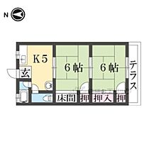 大阪府枚方市東船橋1丁目（賃貸アパート2K・1階・34.00㎡） その2