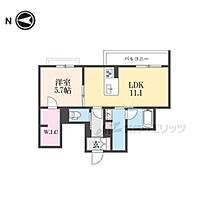 奈良県生駒市中菜畑2丁目（賃貸マンション1LDK・3階・44.97㎡） その2