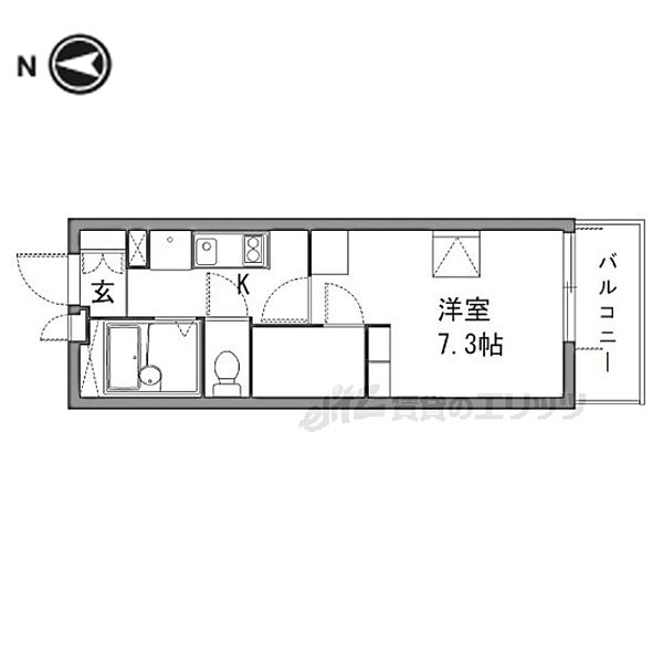 大阪府寝屋川市田井町(賃貸アパート1K・1階・20.81㎡)の写真 その2