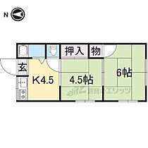 羽衣園 101 ｜ 奈良県生駒市西松ケ丘（賃貸アパート2K・1階・29.00㎡） その2