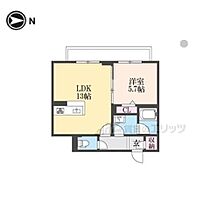 大阪府枚方市船橋本町（賃貸アパート1LDK・1階・43.81㎡） その2